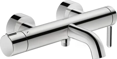 Image de Duravit C.1 Mitigeur monocommande bain/douche apparent Chromé Brillant 314x190x108 mm - C15230000010