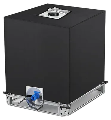Produktbild von IBC Tank Abdeckung 1000L 120x100x116cm Schwarz 210D Oxford