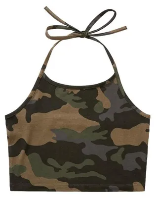 Produktbild von Brandit Neckholder Damen Women Neckholder Top darkcamo XXL