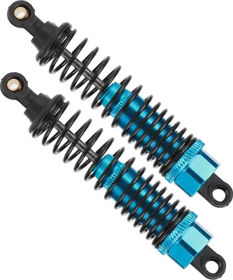 Obrázek produktu pro 2ks kovové tlumiče pro RC auta Náhradní díly Příslušenství vhodné pro RC auta 1:10 modré (100MM)