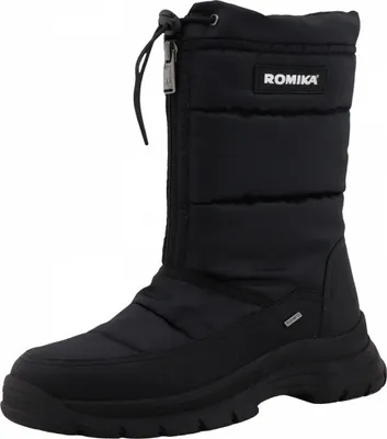 Produktbild von Romika Damenschuhe Gefüttert Winterstiefel Schwarz Freizeit, Schuhgröße:39 EU