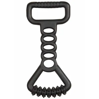 Zdjęcie produktu dla FLAMINGO Zabawka do szarpania dla psów Gladiator, guma, czarna, 29 cm, 503803