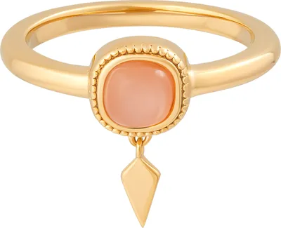 Produktbild von cai Ring 925/- Sterling Silber gelb 054 (17,2) Orange Mondstein orange 274270394V