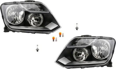 Produktbild von Johns, Scheinwerfer Halogen Front passend für VW Amarok 13-16 H15 Leuchtmittel Satz L R 2H1941015M 2H1941016M