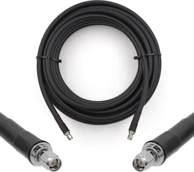 Produktbild von SMA Stecker auf SMA Stecker Koaxialkabel 50m — 50ohm 8D-FB Ø11.1mm Verlängerung Ultra Low Loss antennenkabel — WiFi RF Antenne GSM 3G 4G LTE 5G Router Signalverstärker Lora Ham CB Funk