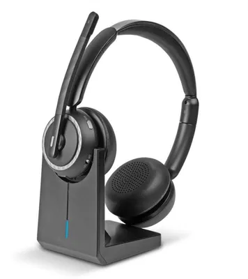 Productafbeelding van Lindy L118, Draadloos, 20 - 20000 Hz, Kantoor / callcenter, 350 g, Hoofdtelefoon met microfoon, Zwart