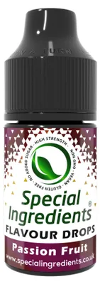 Immagine prodotto di Gocce aromatizzanti "Maracuja", 30 ml, aroma alimentare ad alta concentrazione, ideale per aromatizzare prodotti da forno, piatti e bevande