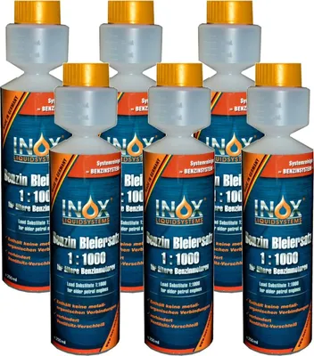 Produktbild von INOX Benzin Blei Ersatz 6x250ml Bleizusatz Additiv Ventilschutz Korrosionsschutz