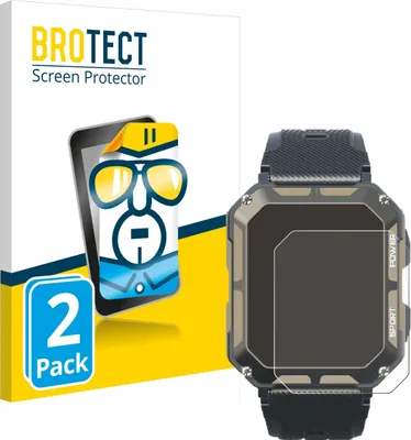 Produktbild von 2x Für Blackview C20Pro 1.83" Schutzfolie BROTECT Displayschutz Display Schutz Folie Klar Transparent