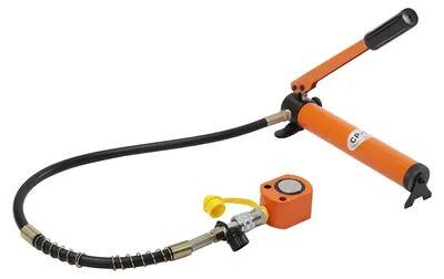 Immagine prodotto di Sollevatore idraulico da 10 tonnellate - Pompa idraulica manuale industriale - 350 cm³ - Per sollevamento, piegatura e raddrizzatura