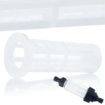 Immagine prodotto di Rosfix Inserto Filtro Acqua – Pezzo di Ricambio per Idropulitrici Kärcher K2 – K7, Lavor, Nilfisk | Lunghezza 78 mm, Diametro 35/25 mm