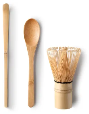 Produktbild von Matcha-Set 3-teilig von IBILI, Bambus, Messlöffel Chashaku, Schneebesen Chasen