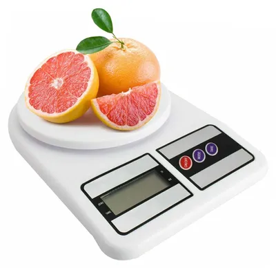 Digitale Küchenwaage, 1 g bis 7 kg, LCD-Display, kompakt