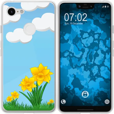 Produktbild von PhoneNatic Case kompatibel mit Google Pixel 3 XL Silikon-Hülle Ostern M4