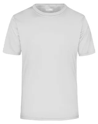 Image de James and Nicholson - T-shirt « Active » pour homme LT2657 (L) (blanc)