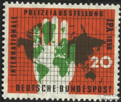 Produktbild von Briefmarken BRD (BR.Deutschland) 1956 Mi 240 (kompl.Ausgabe) postfrisch Internationale Polizeiausstellung