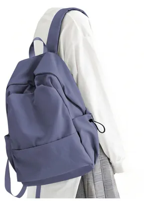 Obrázok produktu pre Školský batoh pre dievčatá, modro-fialový, vhodný pre 15,6-palcový notebook, vodotesný, objem 25 litrov