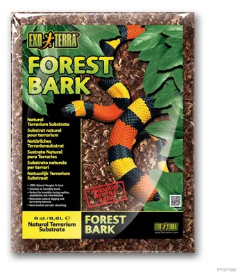 Productafbeelding van Exo Terra Forest Bark terrariumsubstraat 8,8L en 26,4L | natuurlijke douglasschors voor tropische terraria 8,8 liter
