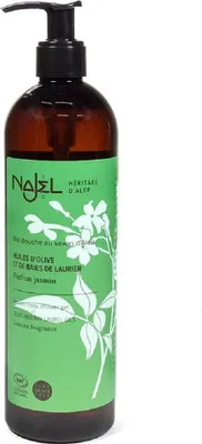 Produktbild von Najel Aleppo Bio-Duschgel mit Jasmin – 500 ml
