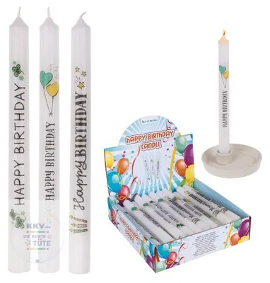 Produktbild von OOTB Stabkerze Happy Birthday