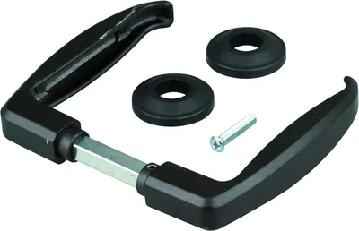 Imagen del producto de Manija de aluminio, 40 x 107,5 mm, para uso interior y exterior