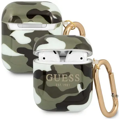 Produktbild von Guess GUA2UCAMA AirPods 1/2 Covergrün/Khaki Camo Kollektion