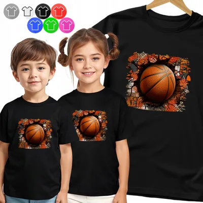 Obrázok produktu pre Detské tričko - Basketbalová lopta pre chlapca - S