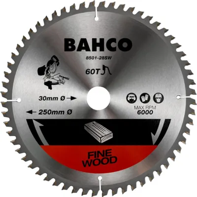 Immagine prodotto di Lama circolare Ø216 mm 48 denti per legno - BAHCO 8501-18SW