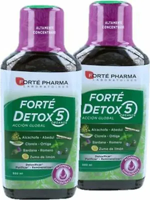 Zdjęcie produktu dla Witamina C Forté Pharma Forté Detox órganos 500 ml 2 sztuki