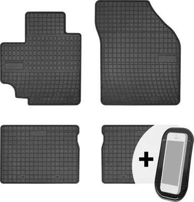 Image de Tapis de sol en caoutchouc pour voiture Tapis de sol pour voiture Set de 4 pièces - convient à la Suzuki Celerio à partir de 2015