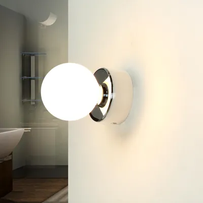 Immagine prodotto di Lampada da parete moderna BRAZOS cromo vetro metallo G9 applique soggiorno camera da letto corridoio