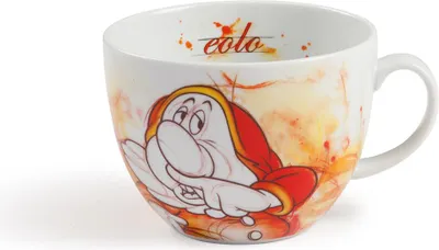 Produktbild von GILDE Cappuccinotasse, "Sneezy", Porzellan, mehrfarbig, , H. 9 cm, D. 11,5 cm 81279