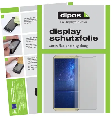 Produktbild von 6x Schutzfolie für Cubot X18 matt Displayschutzfolie Folie Display Schutz dipos