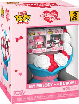 Zdjęcie produktu dla Figurka Funko POP Hello Kitty 3pack My Melody and Kuromi Bouquet