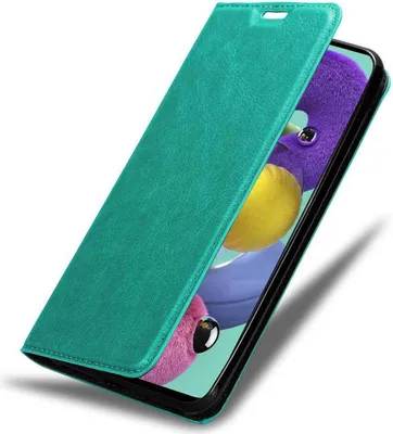 Immagine prodotto di Cadorabo cover per Samsung Galaxy A51 4G / M40s cover protettiva in turchese custodia per cellulare cover chiusura magnetica