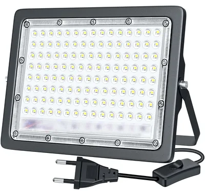 LED-Außenstrahler 100 W 10000 Lumen kaltweiß IP66