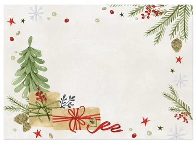 Produktbild von 50 weihnachtliche Tischsets Platzsets aus Papier 42 x 30 cm