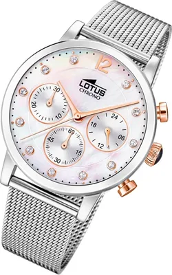 Produktbild von LOTUS Damen Uhr Trendy Fashion 18676/1 Edelstahl Armbanduhr silber UL18676/1