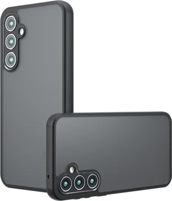 Produktbild von Samsung Galaxy S25 Hülle - Coverup Mattes transparentes Back Cover mit Kameraschutz - Schwarz