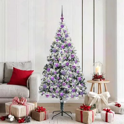 Image de Maison Exclusive - Sapin de Noël artificiel, blanc, 180 cm