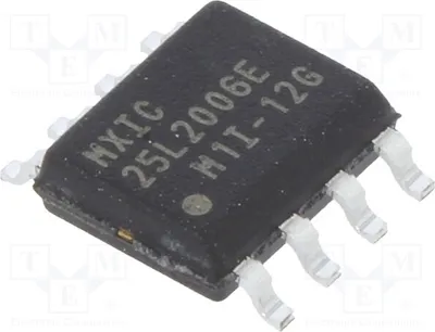 Produktbild von 3x FLASH Speicher 2Mbit  2,7÷3,6V SOP8 86MHz  serielle MX25L2006EM1I-12G/TUBE Seri