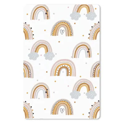 Produktbild von MuchoWow® Mauspad Mousepad Muster - Regenbogen - Punkte 18x27 cm - Mousepads - Maus Mat - Pad - Mausunterlage