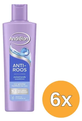 Produktbild von 6x Andrelon Shampoo – Anti-Schuppen 250 ml