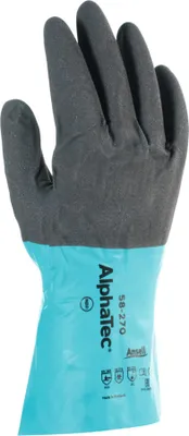 Produktbild von Ansell Chemikalienschutz-Handschuh-Paar AlphaTec 58-270, Handschuhgröße: 7