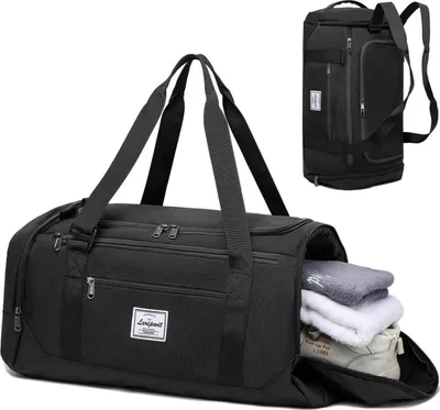 Immagine prodotto di Laripwit borsa sportiva uomo 40L zaino borsa allenamento nero