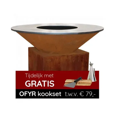 Produktbild von OFYR XL Grill-Feuerschale 150 cm Cortenstahl – Kochen für bis zu 150 Personen