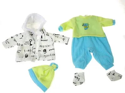 Image de Tenue bleu-vert pour poupée de 45 cm 570030