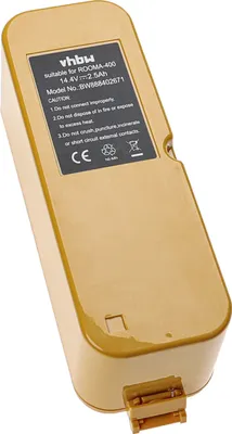 Produktbild von vhbw Akku kompatibel mit iRobot Roomba 4270, 4300, 4290, 440, 4296, 4905, 4330, 4250, 4275, 4260, 4299, 4320 Saugroboter Gelb (2500 mAh, 14,4 V, NiMH)