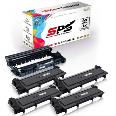 Produktbild von 4x TN2320 Toner Schwarz + 1x DR2300 Trommel kompatibel für Brother HL-L2340DW Brother DR2300 Brother TN2320 HL-L2300 HL-L2300D HL-L2320D HL-L2321D HL-L2340 HL-L2340DW HL-L2360 HL-L2360DN HL-L2365 HL-L2365DW