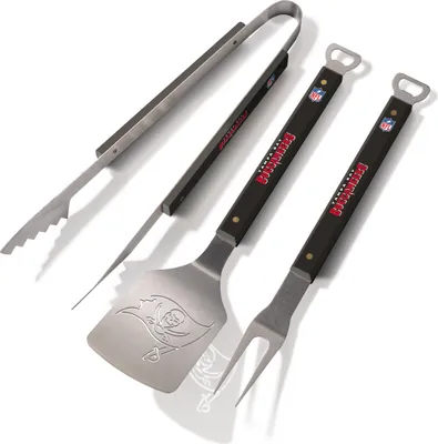 Produktbild von NFL Tampa Bay Buccaneers Grillbesteck 3teilig Set Spirit Barbecue BBQ Grillzange